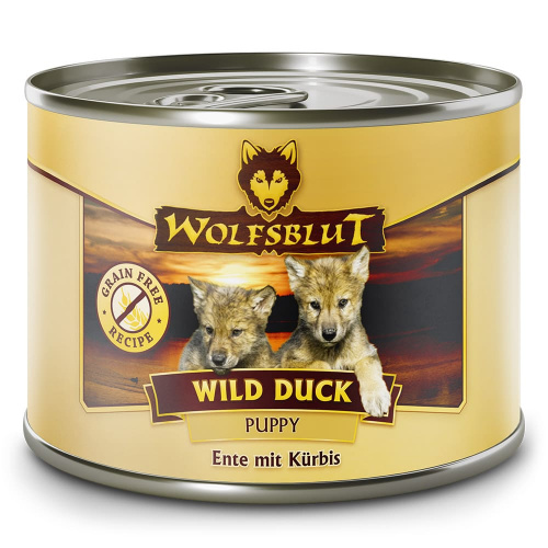 Wild Duck Puppy - Ente und Kürbis 200 g
